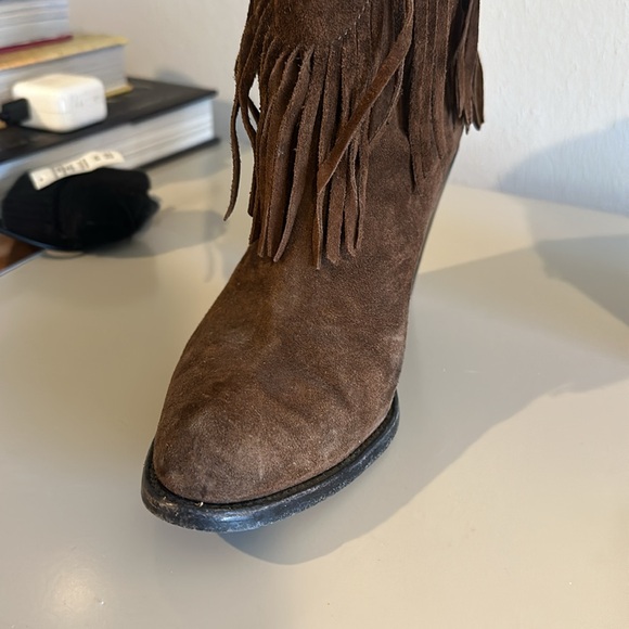 Saint Laurent tassle ankle booties, size 36.5 - Picture 3 of 4